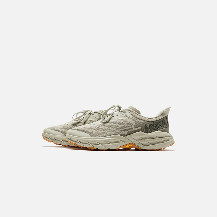 Grey Men Kith HOKA Speedgoat 5T Sneakers | 3850-QRBKF