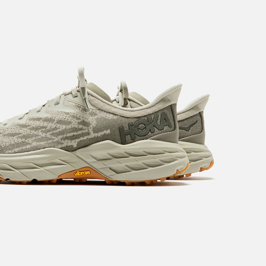Grey Men Kith HOKA Speedgoat 5T Sneakers | 3850-QRBKF