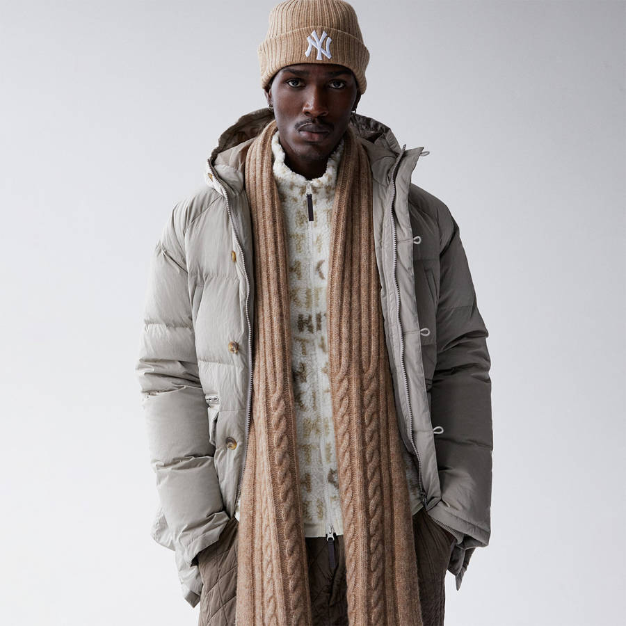 Grey Men Kith Leroy Parka Coats | 6345-CYWSN