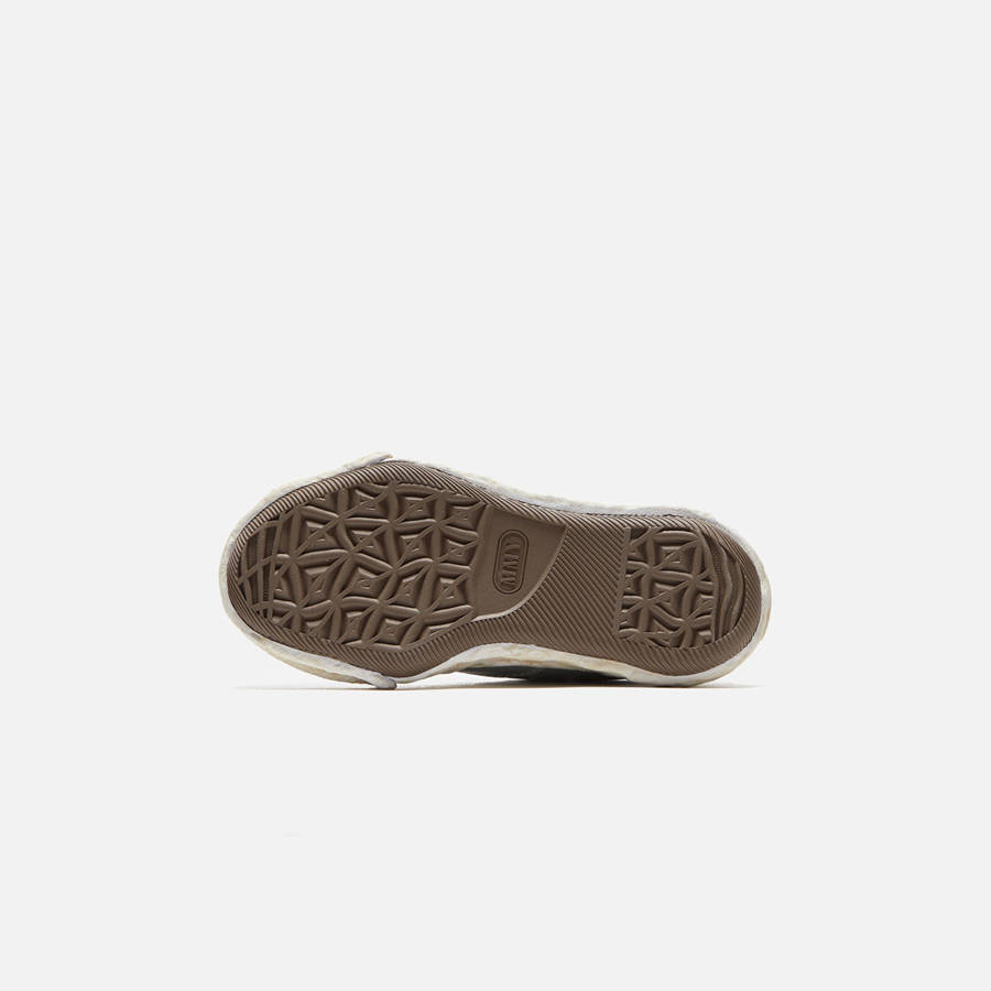 Grey Men Kith Mihara Yasuhiro Peterson Low 23 Cracking Leather Sneakers | 0851-JADKW