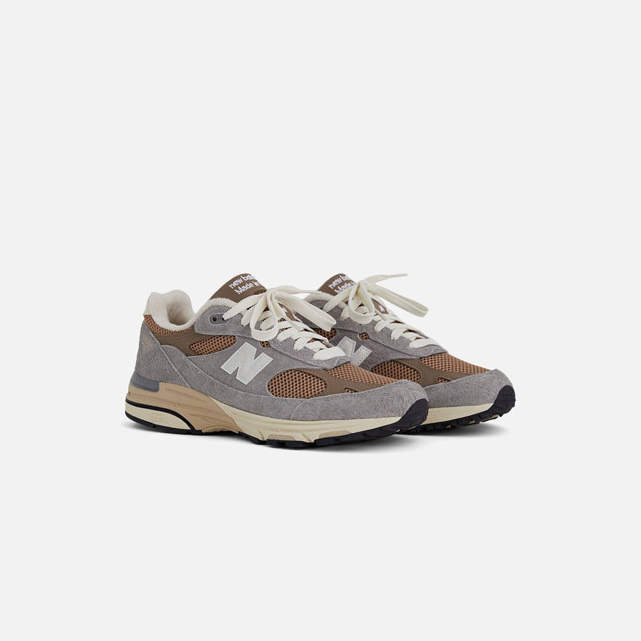 Grey Men Kith New Balance Made in USA 993 Sneakers | 9683-XGYRL