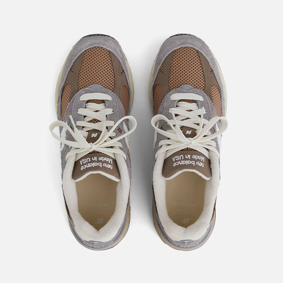 Grey Men Kith New Balance Made in USA 993 Sneakers | 9683-XGYRL