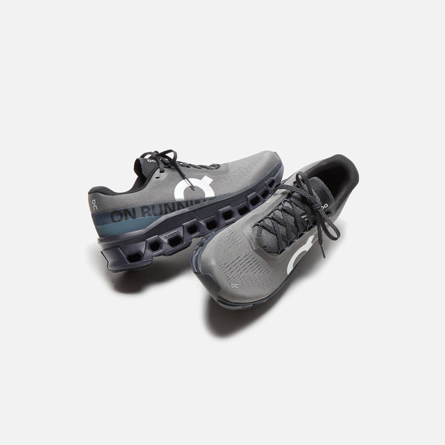 Grey Men Kith On Running Cloudmonster 2 Sneakers | 9124-XRWPO