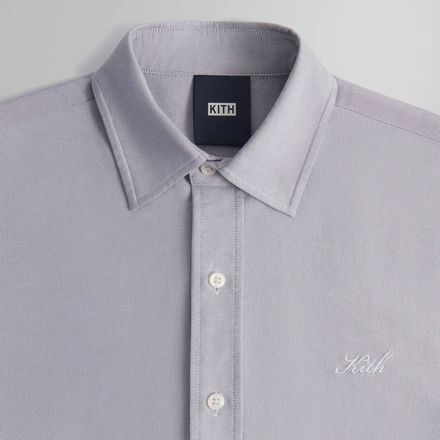 Grey Men Kith Oxford Ludlow Button Down Shirts | 3478-QICSH