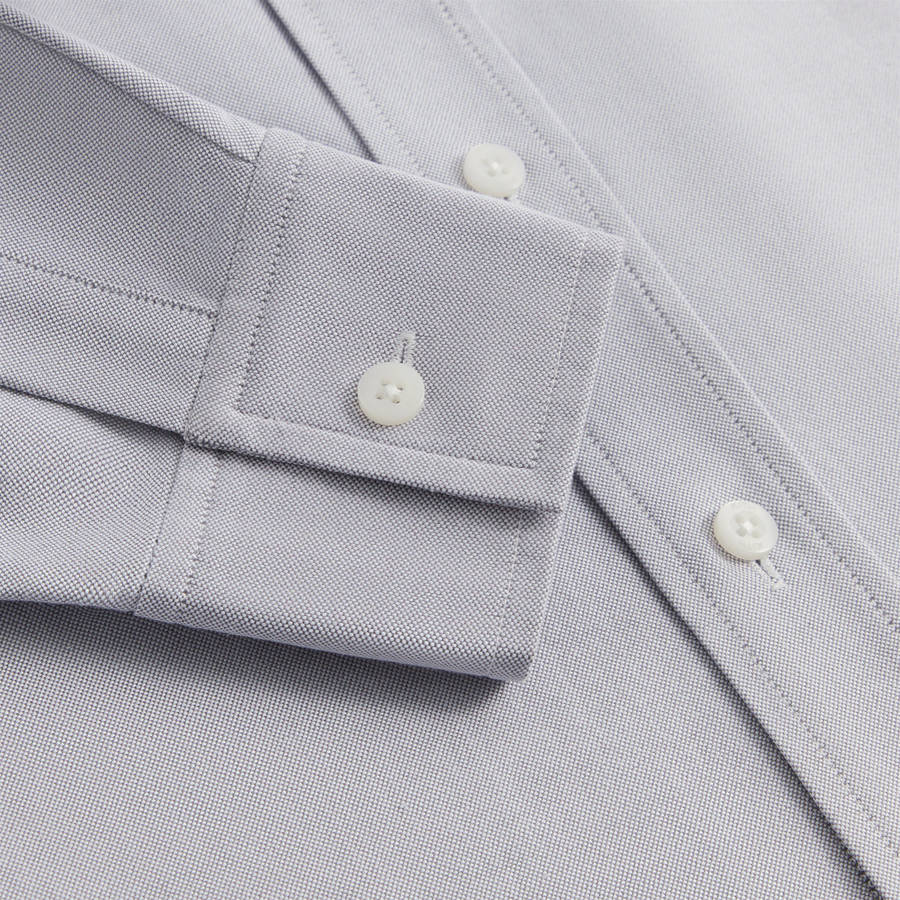 Grey Men Kith Oxford Ludlow Button Down Shirts | 3478-QICSH