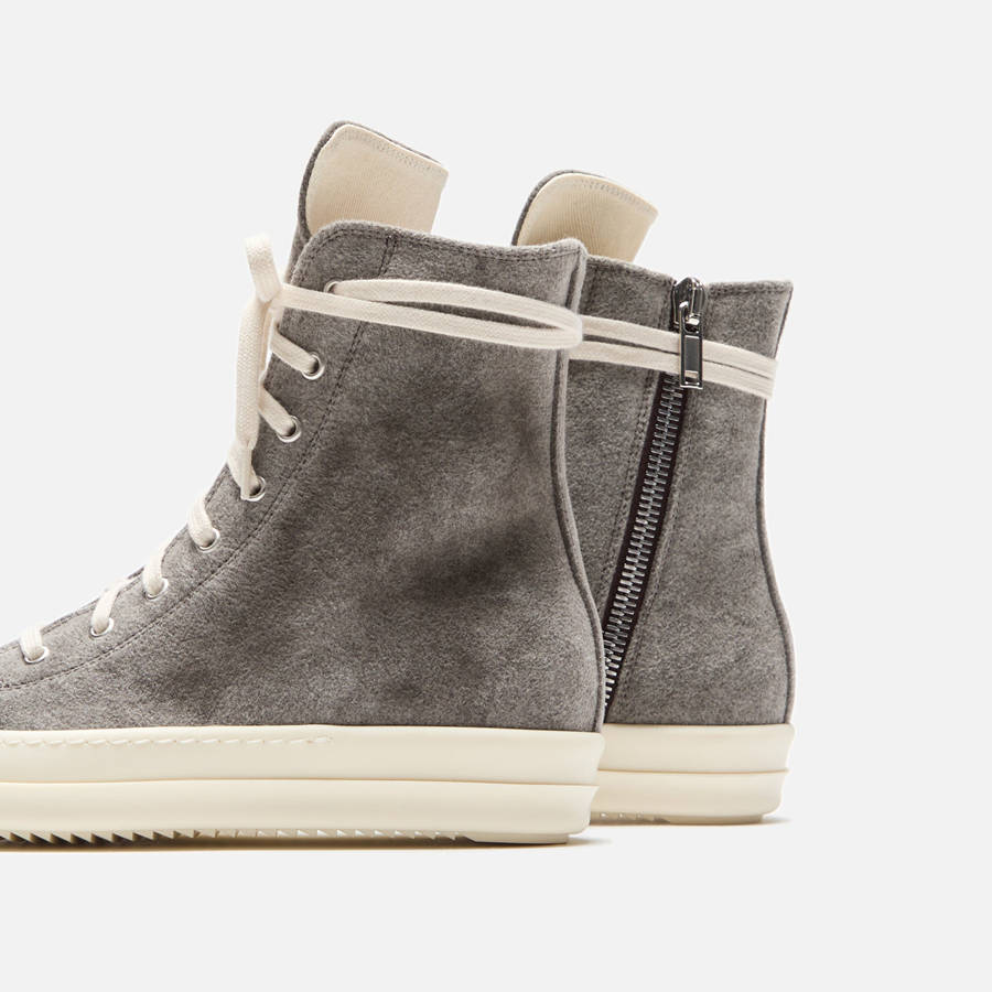 Grey Men Kith Rick Owens DRKSHDW Sneakers High Sneakers | 4512-OUBMX