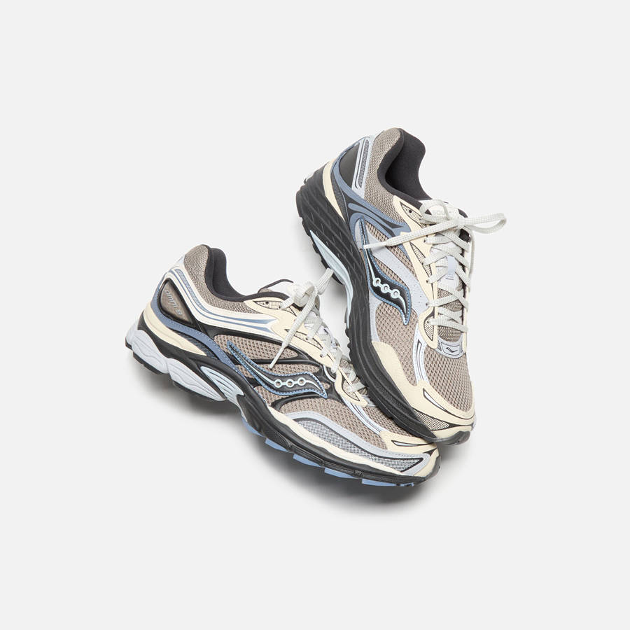 Grey Men Kith Saucony Progrid Omni 9 Sneakers | 3062-SLGXH