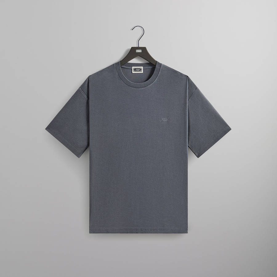 Grey Men Kith Slub Jersey Bishop T-Shirt | 3691-JQYBC