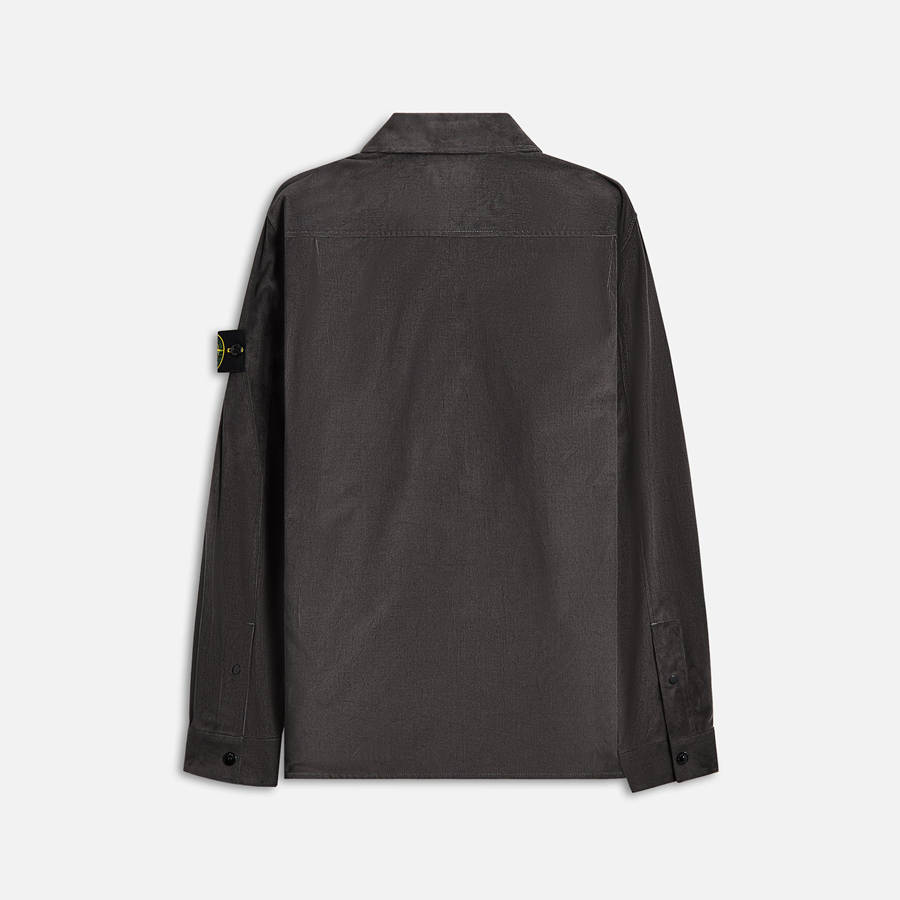 Grey Men Kith Stone Island Cotton Micro Corduroy Shirts | 4083-APTVL