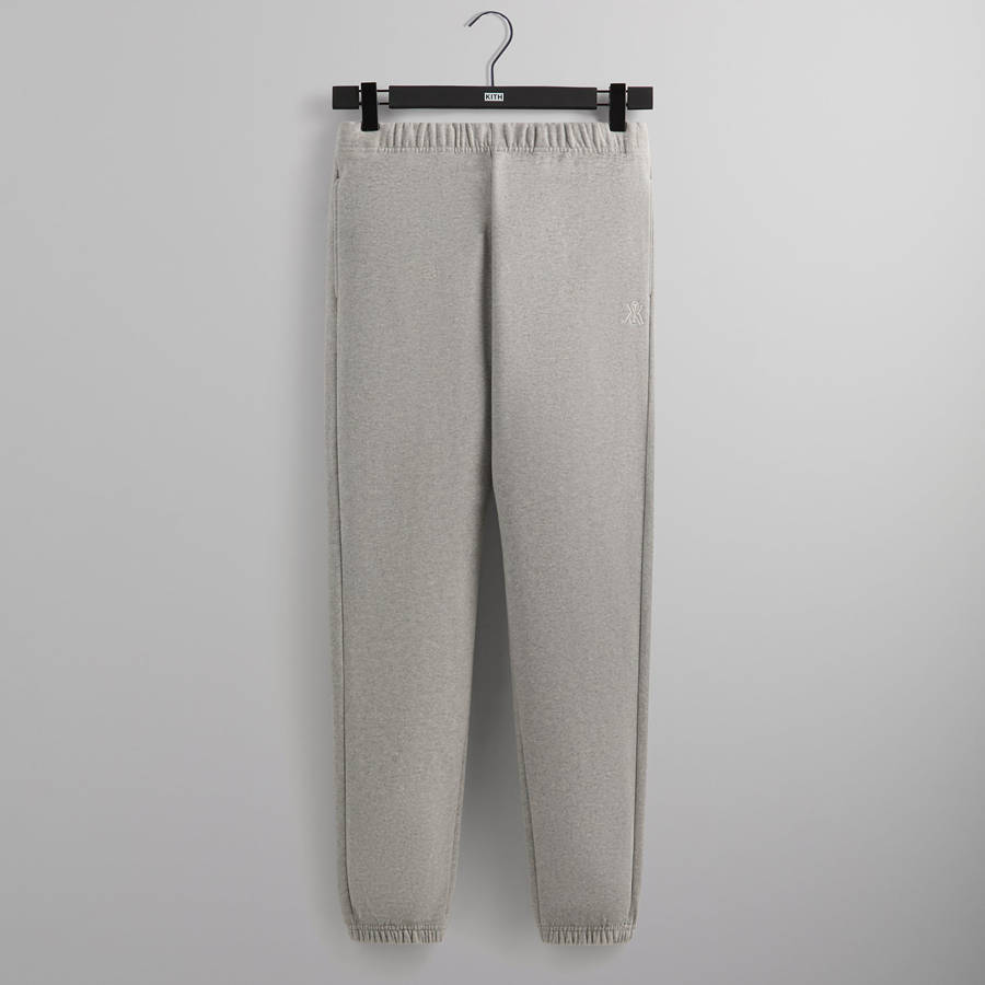 Grey Men Kith Suede Fleece Nelson Sweat Pants | 5068-VSMCL