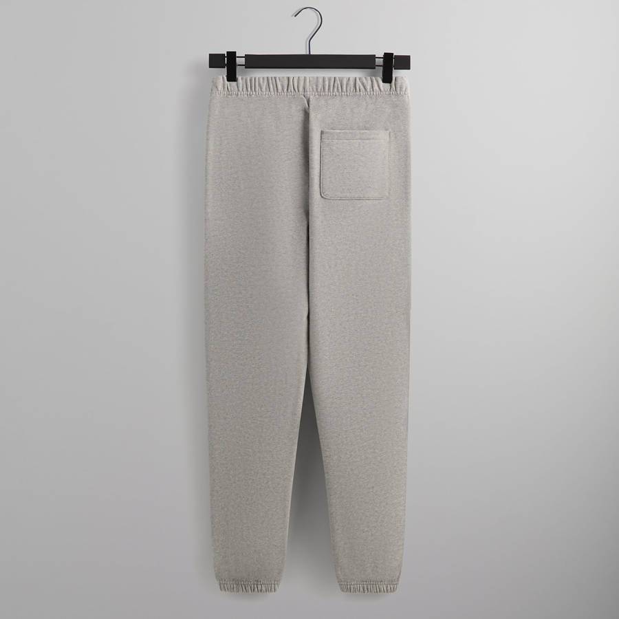 Grey Men Kith Suede Fleece Nelson Sweat Pants | 5068-VSMCL