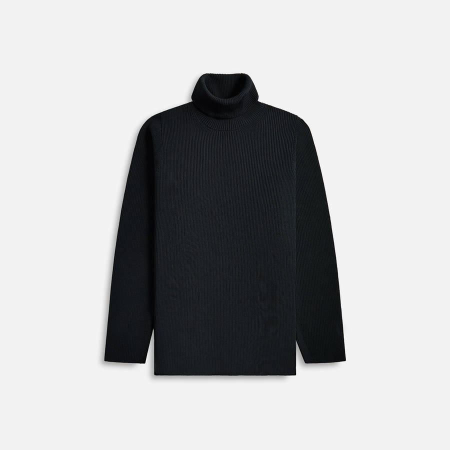 Grey Men Kith Teatora Knit Turtle 7G Deltapeak Hoverlayer Shirts | 7856-JAYRF