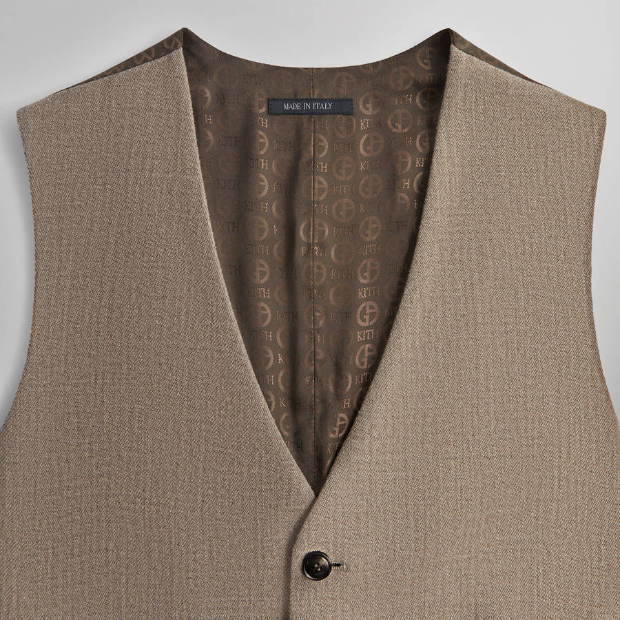 Grey Men Kith and Giorgio Armani Vest | 8201-WXBKM