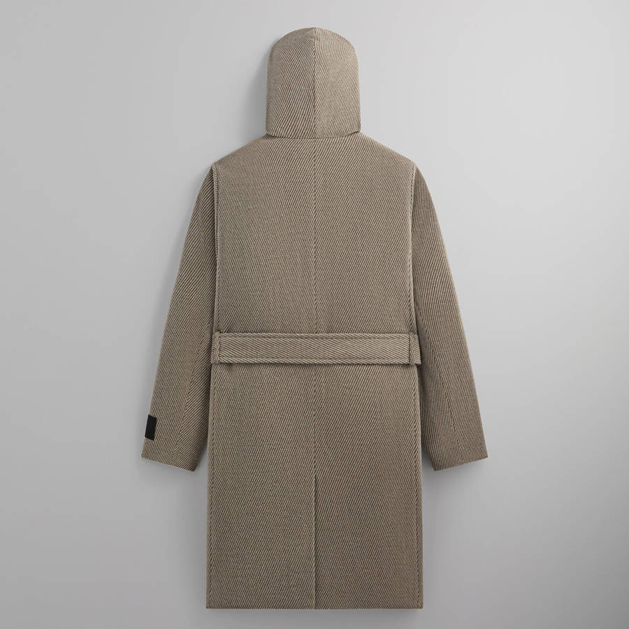 Grey Men Kith and Giorgio Armani Virgin Wool Nolen Coats | 2803-TMCZV