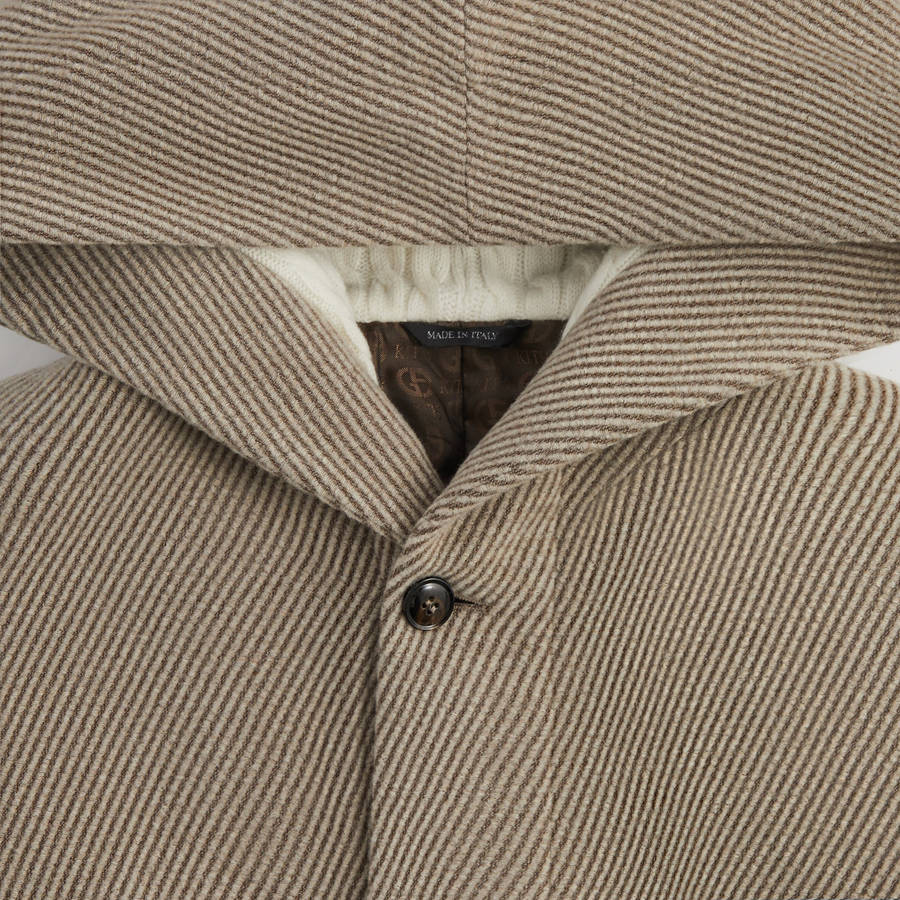 Grey Men Kith and Giorgio Armani Virgin Wool Nolen Coats | 2803-TMCZV