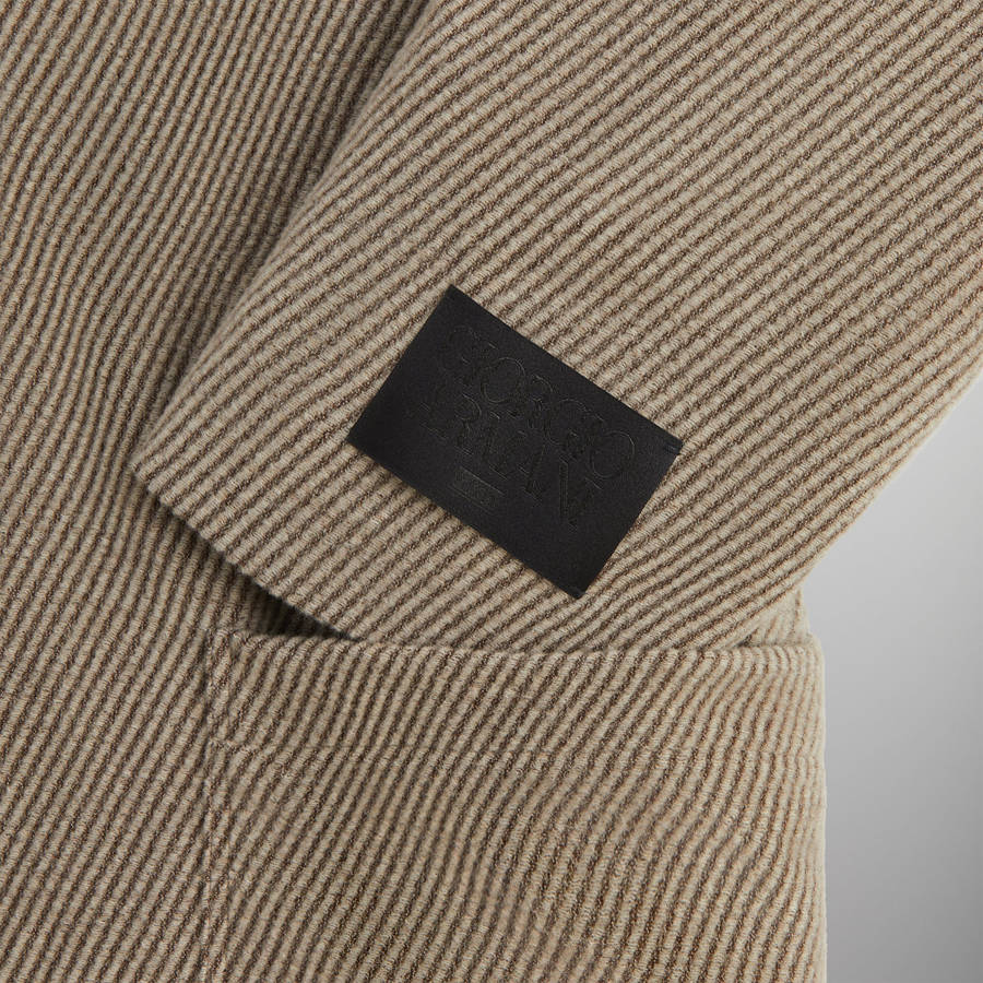 Grey Men Kith and Giorgio Armani Virgin Wool Nolen Coats | 2803-TMCZV