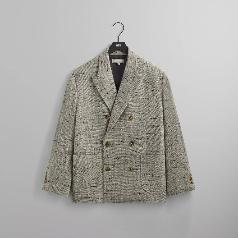 Grey Men Kith and Kin Tweed Julius Blazer Jackets | 4103-NSFCE