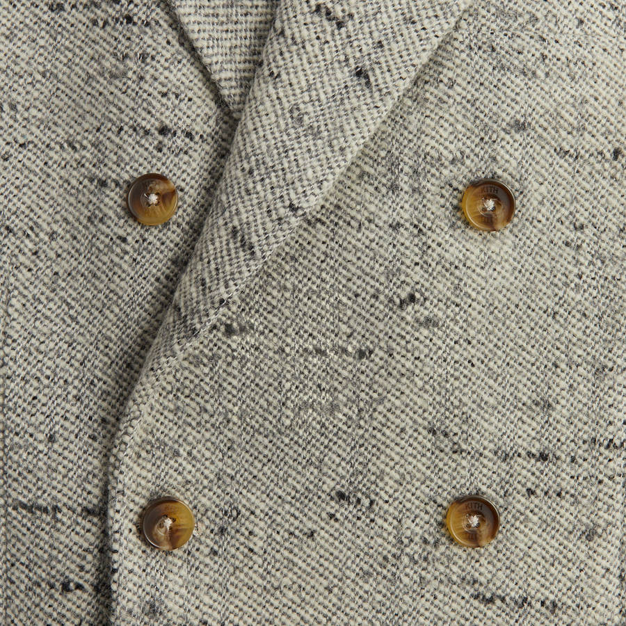 Grey Men Kith and Kin Tweed Julius Blazer Jackets | 4103-NSFCE