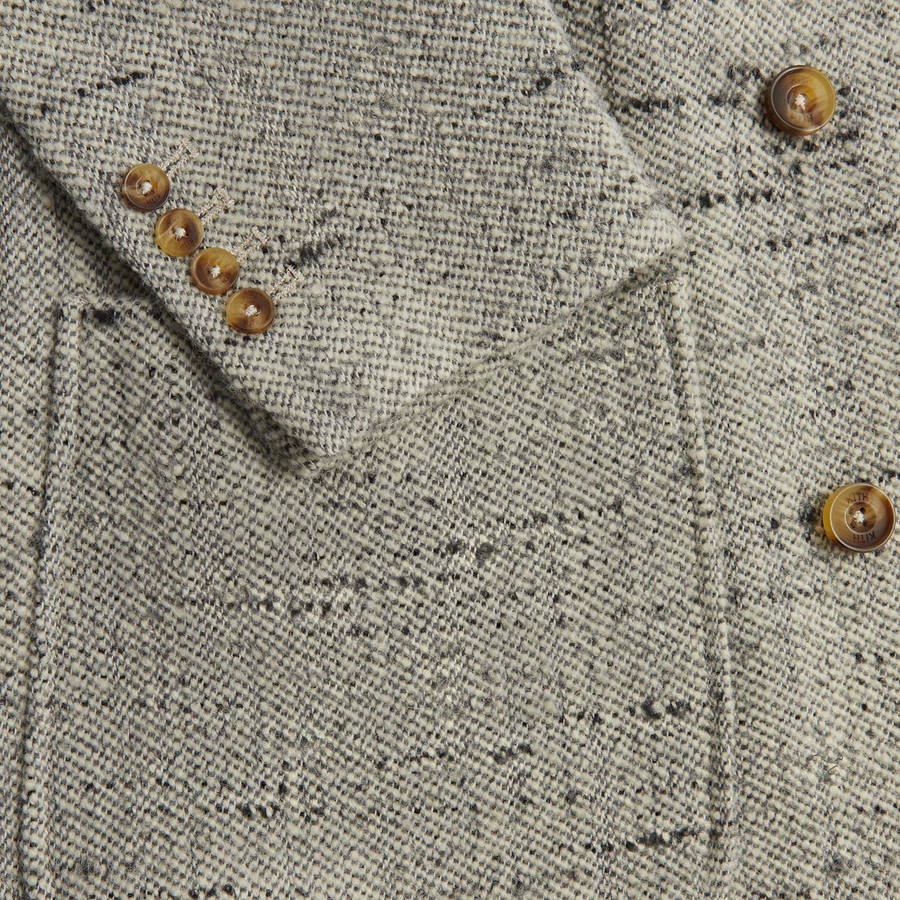 Grey Men Kith and Kin Tweed Julius Blazer Jackets | 4103-NSFCE