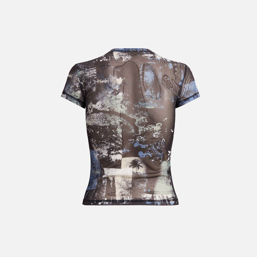 Grey Women Kith Ksubi Mesh Shirts | 8523-SUXDL