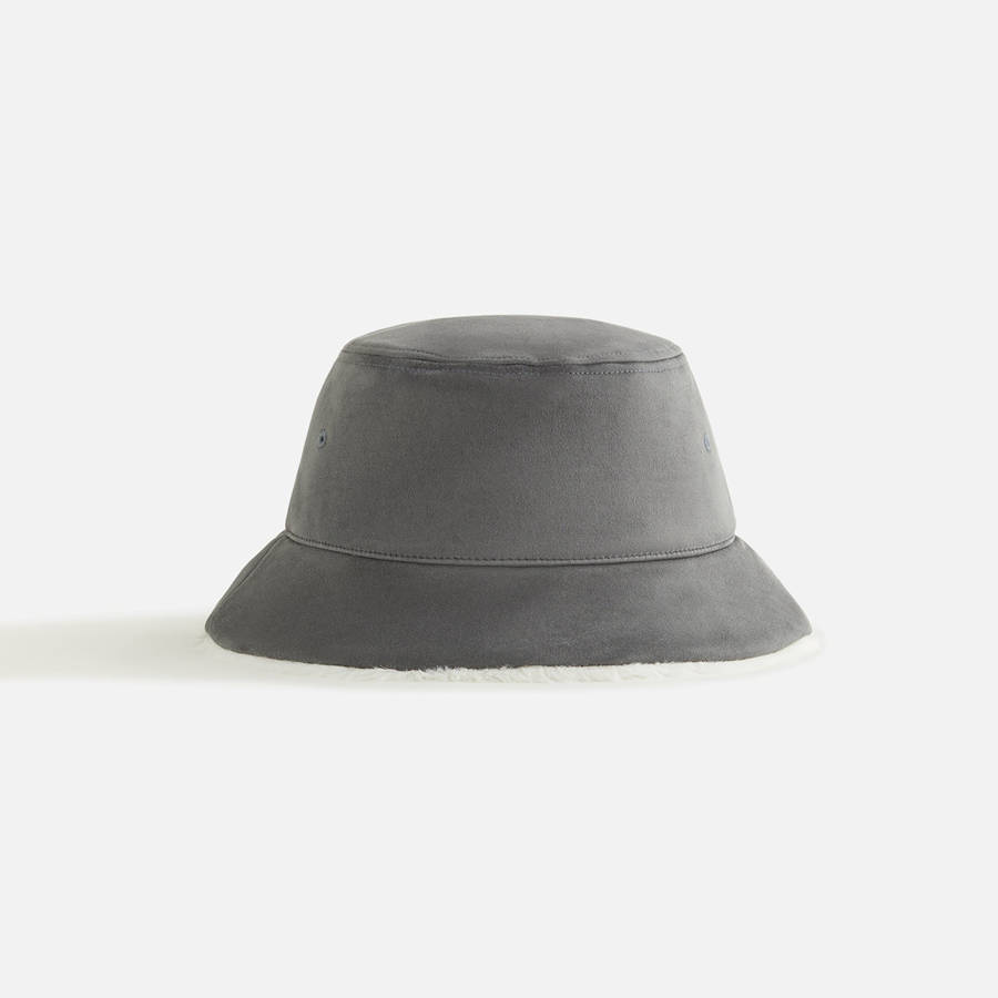 Grey Women Kith Microsuede Bucket Hat Headwear | 2056-CASPV