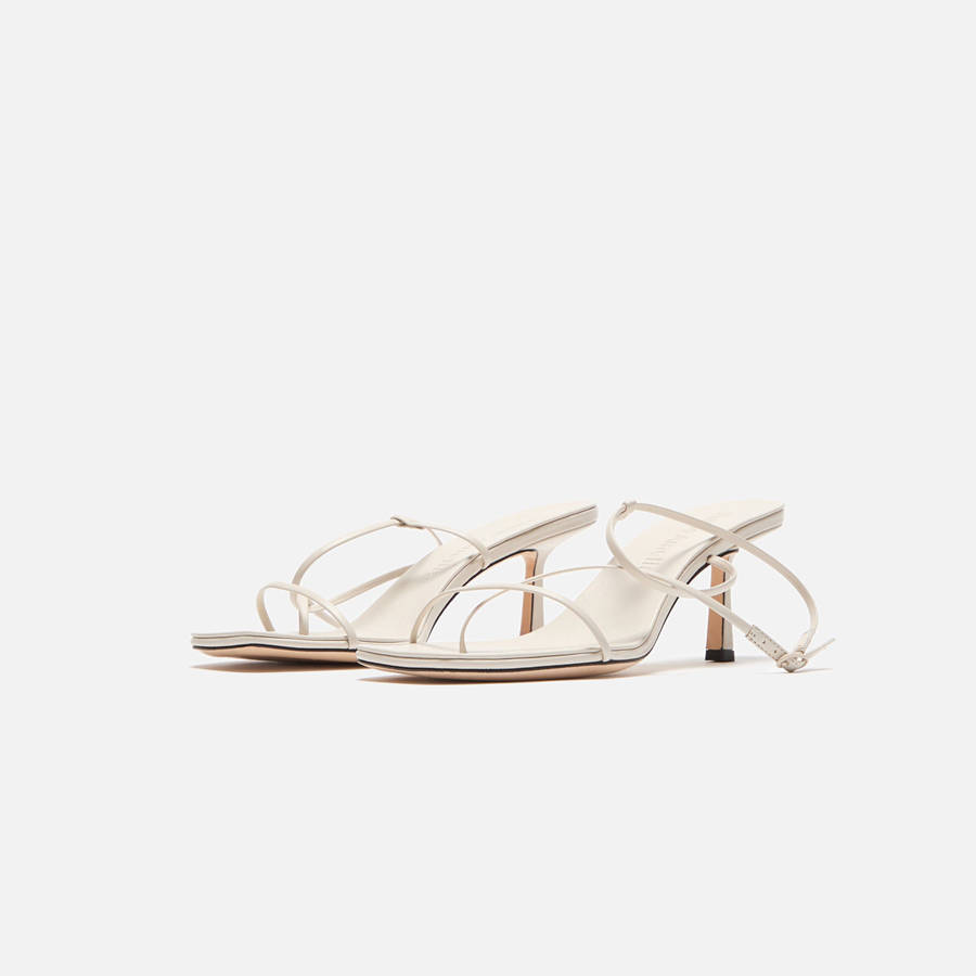 Grey Women Kith Studio Amelia Crossfront 70s Heels | 6184-FCJBY