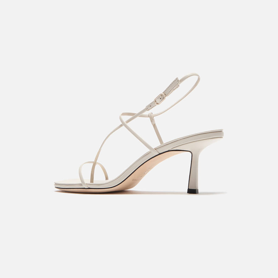 Grey Women Kith Studio Amelia Crossfront 70s Heels | 6184-FCJBY
