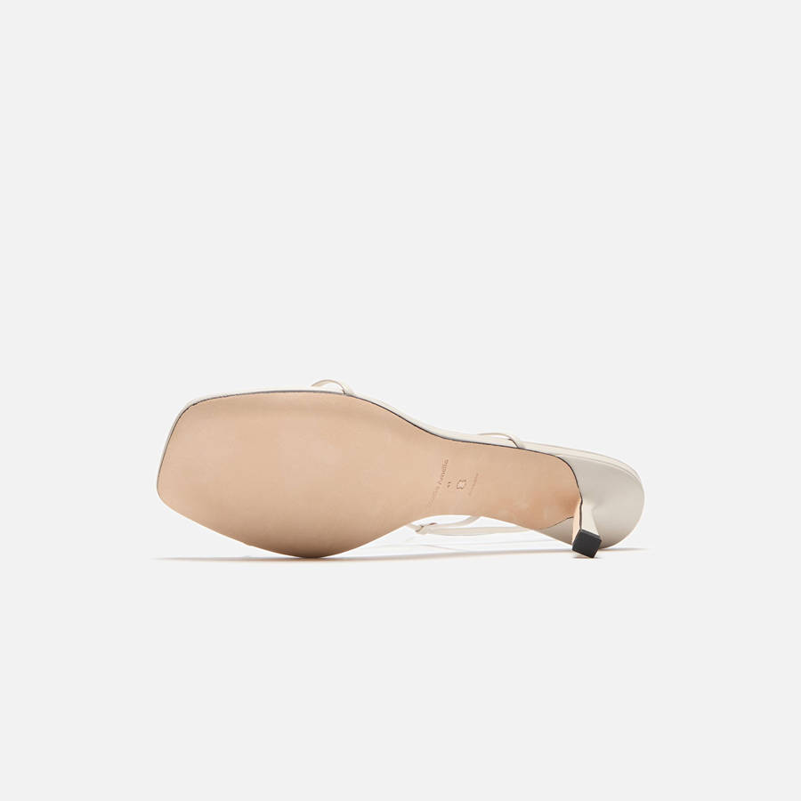 Grey Women Kith Studio Amelia Crossfront 70s Heels | 6184-FCJBY