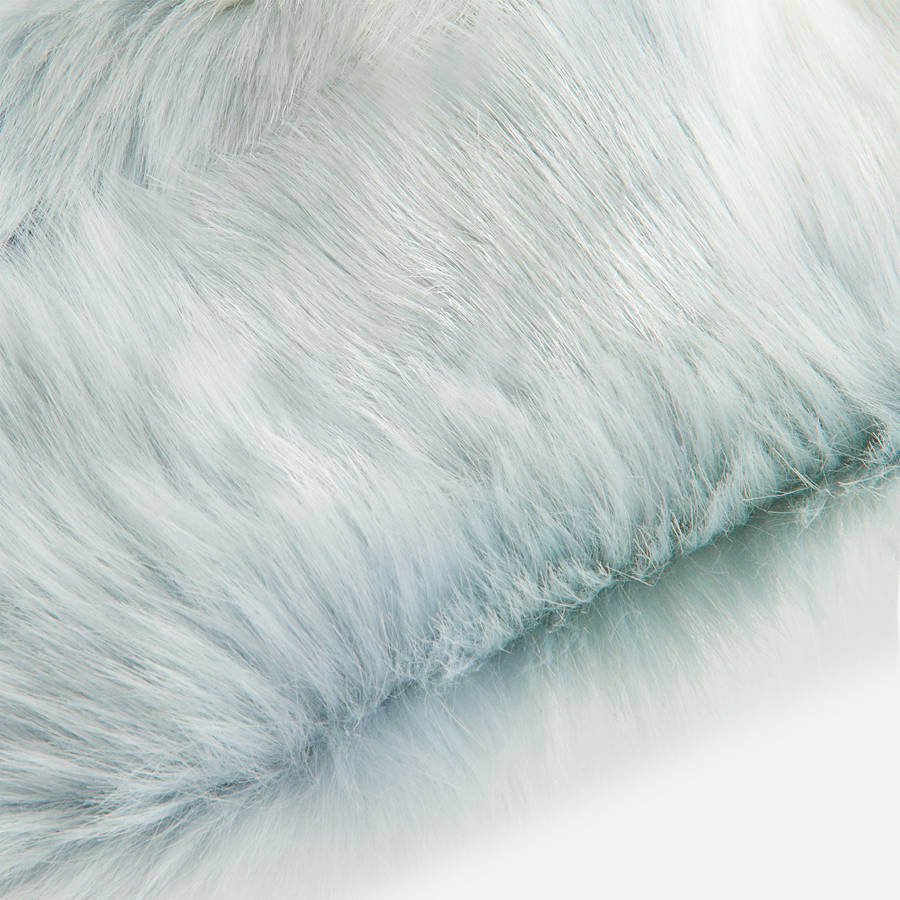 Grey Women Kith Toshi Teddy Oversized Fur Hat Headwear | 1342-SQZHO