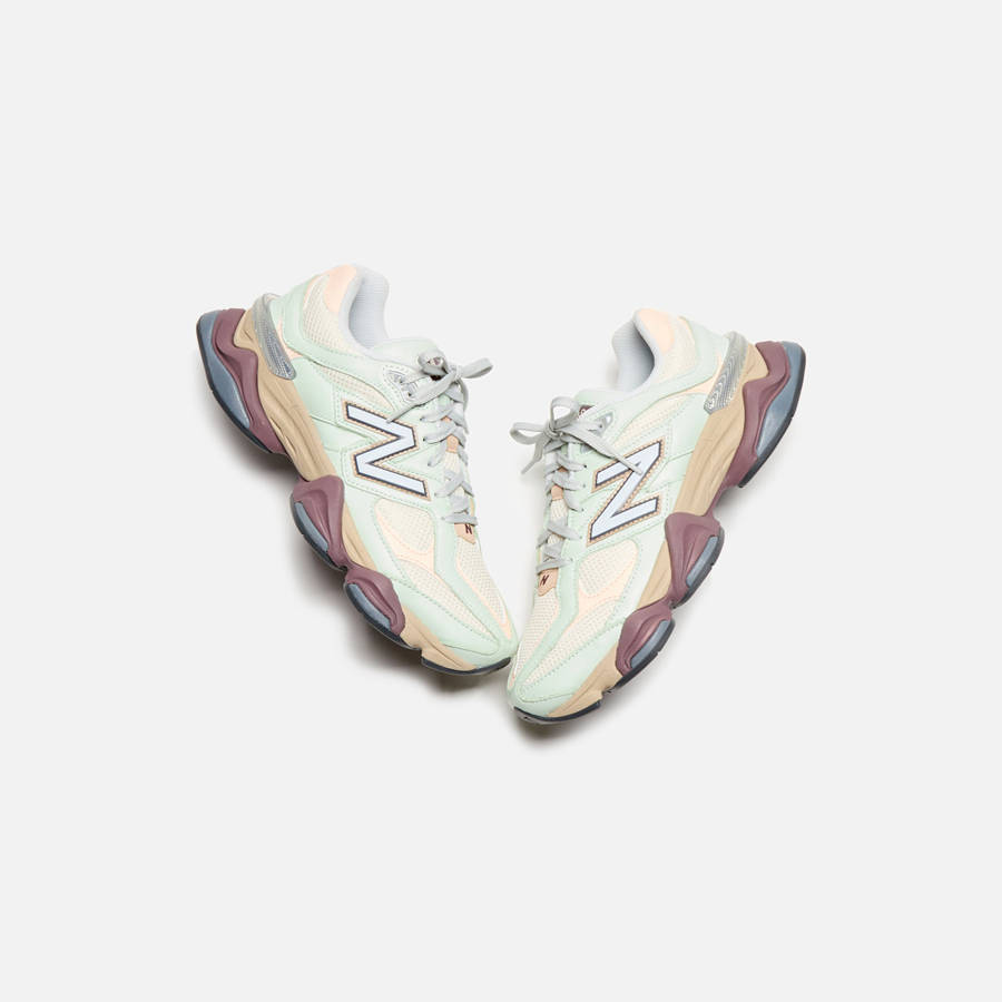 Grey / Beige / Dark Rose Men Kith New Balance 9060 Sneakers | 5627-IZPFN