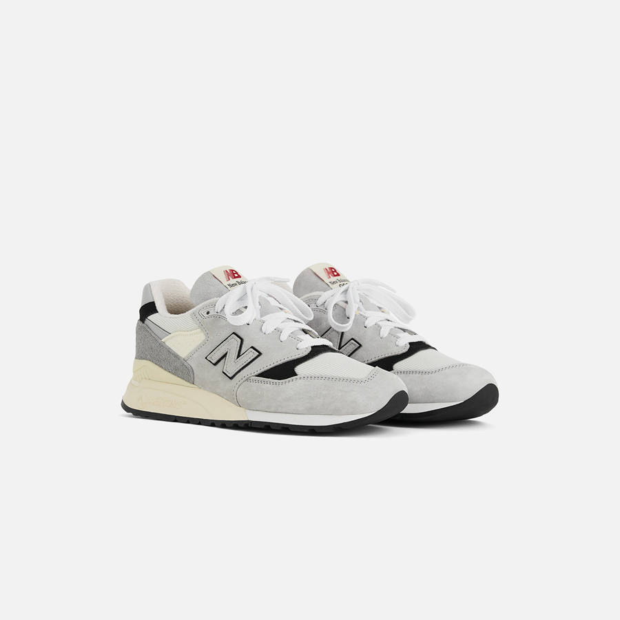 Grey / Black Men Kith New Balance Made in USA 998 Sneakers | 5423-IVYOW