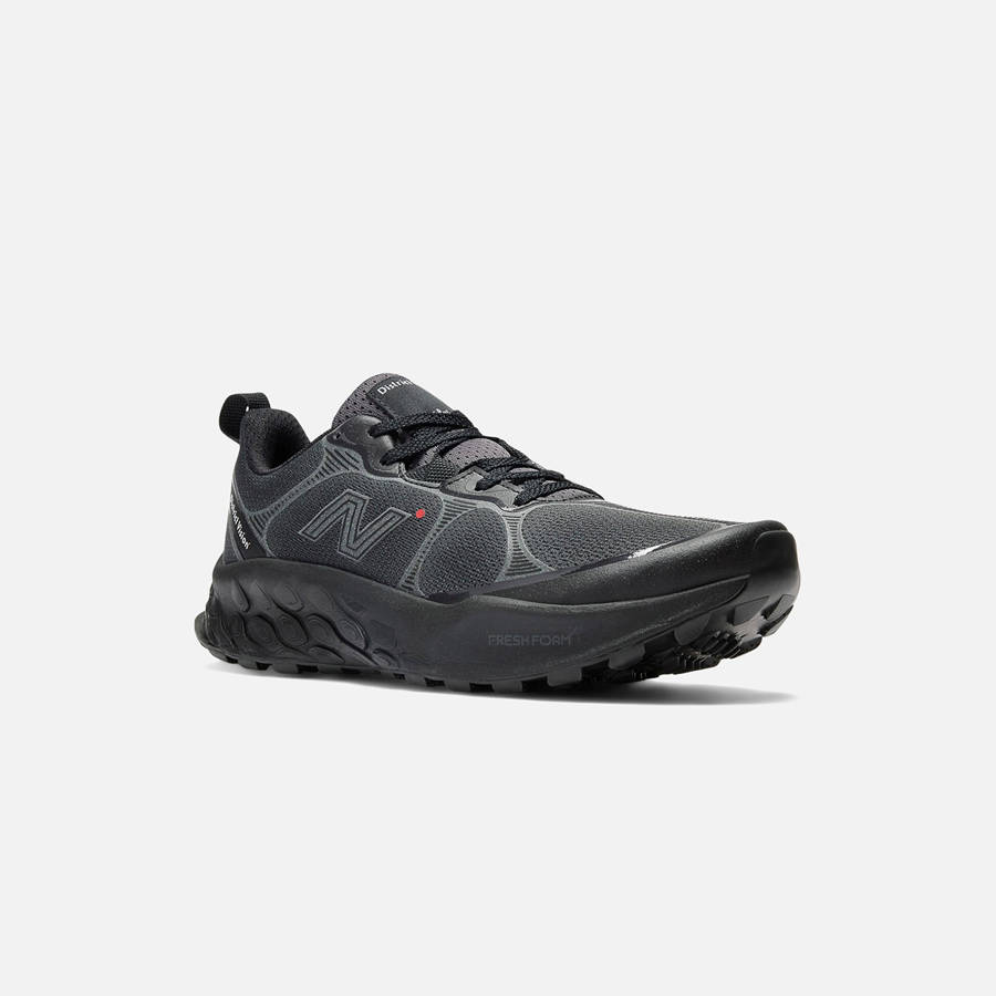 Grey / Black Men Kith New Balance x District Vision Fresh Foam Hierro Sneakers | 9017-QAFSV