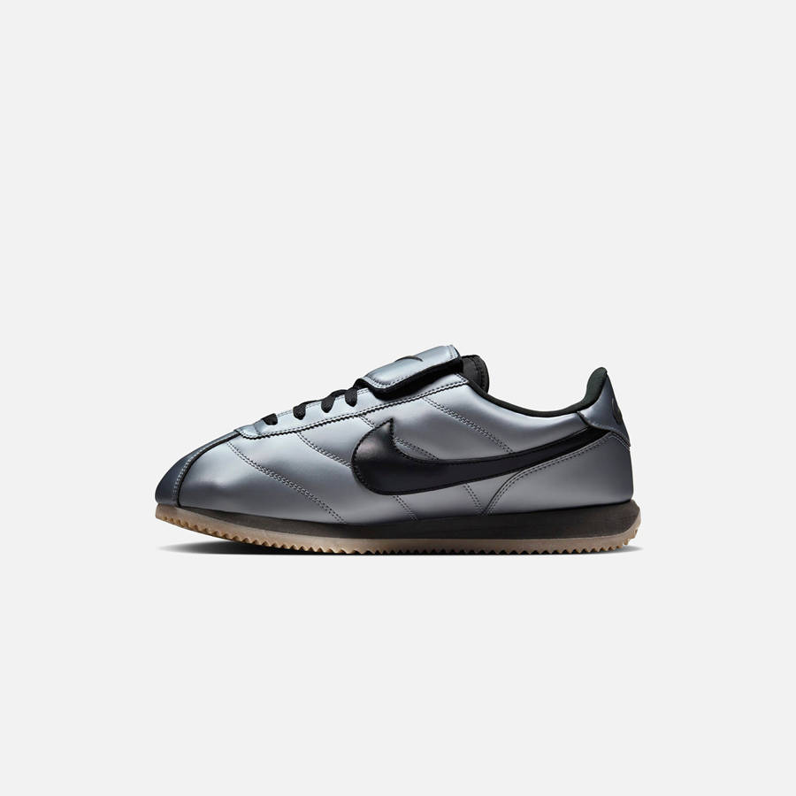 Grey / Black / Brown Men Kith Nike Cortez Leather SE Sneakers | 8791-JPABC