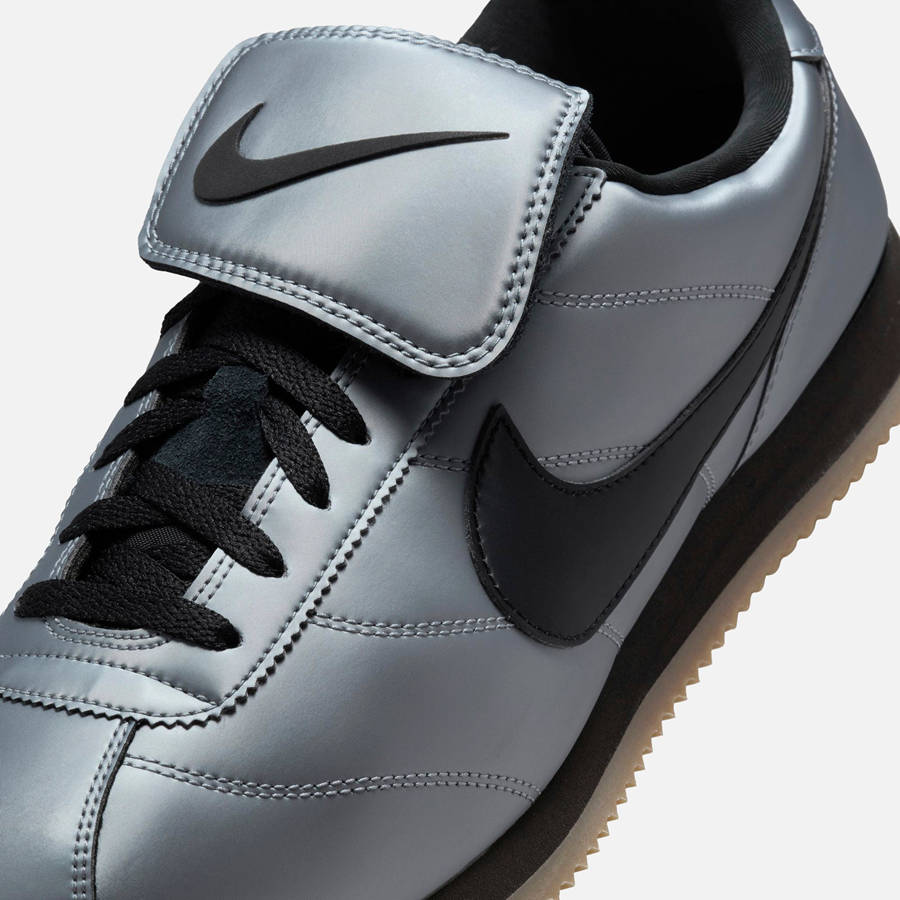 Grey / Black / Brown Men Kith Nike Cortez Leather SE Sneakers | 8791-JPABC