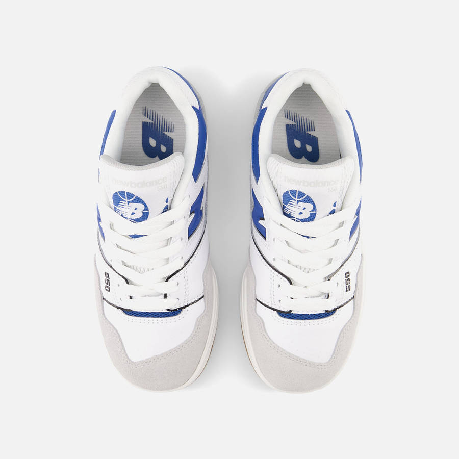 Grey / Blue Kids' Kith New Balance PS 550 Sneakers | 8410-LGUFN