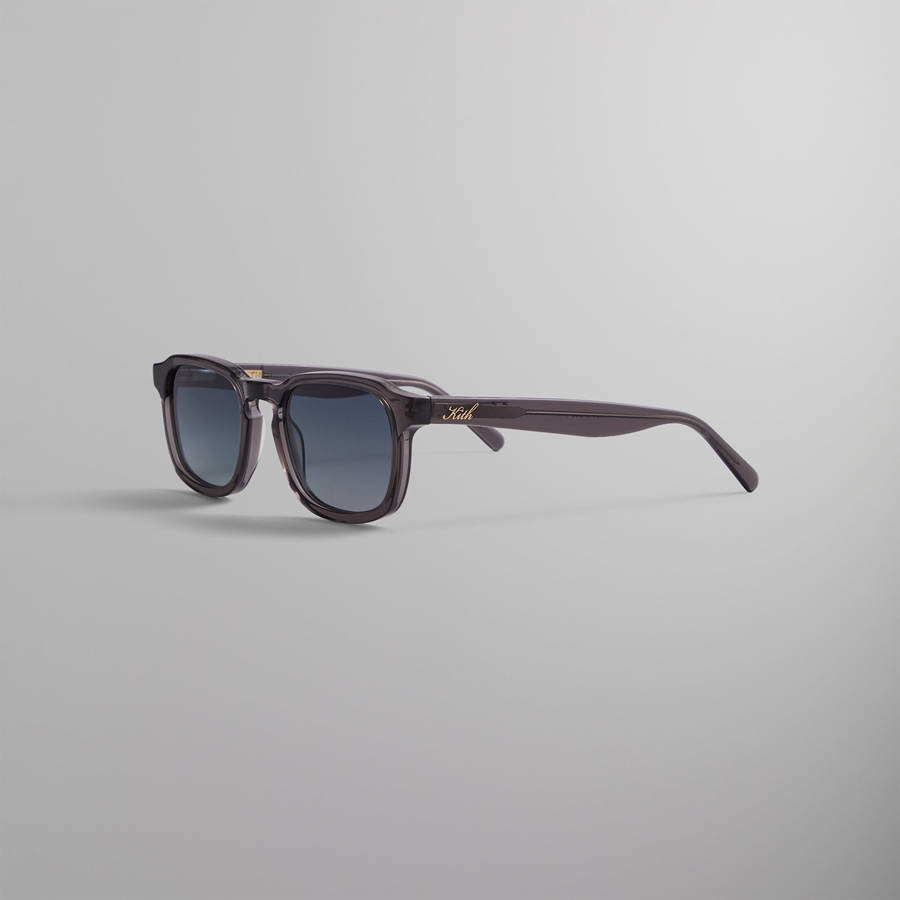 Grey / Blue Men Kith Napeague Sunglasses | 3591-ISKUY