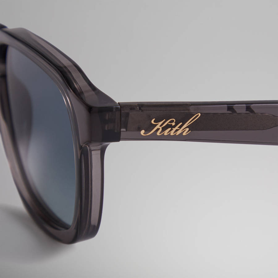 Grey / Blue Men Kith Napeague Sunglasses | 3591-ISKUY