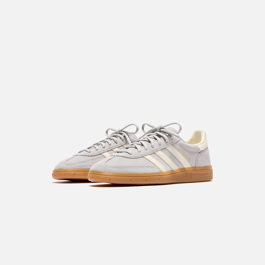 Grey / Cream White Men Kith adidas Handball Spezial Sneakers | 4691-ZFUYE