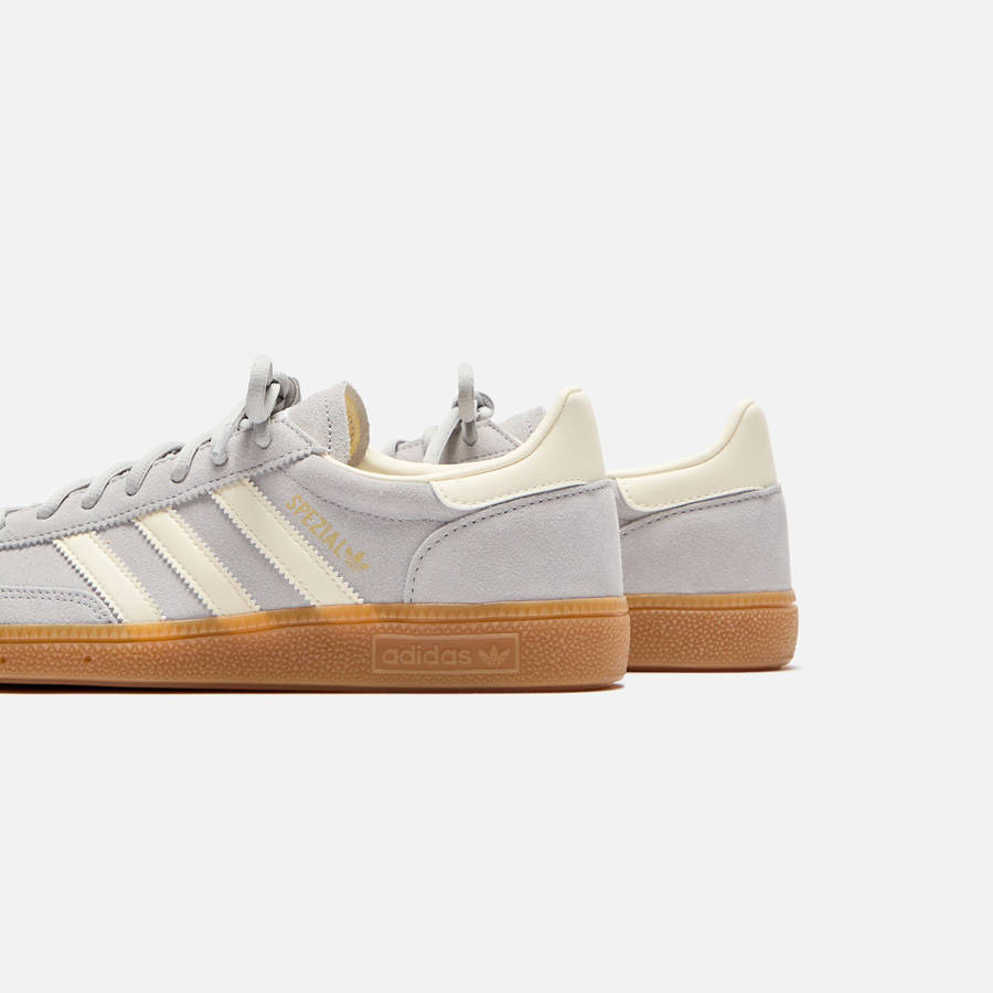 Grey / Cream White Men Kith adidas Handball Spezial Sneakers | 4691-ZFUYE