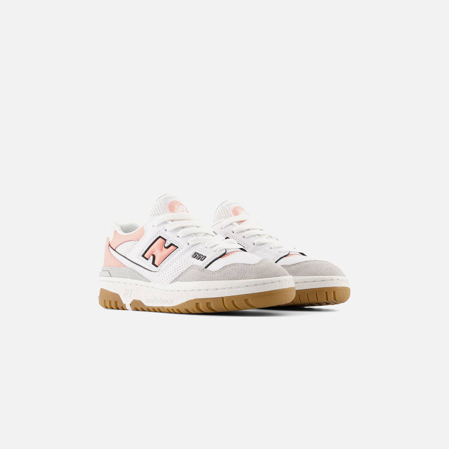 Grey / Pink Kids' Kith New Balance GS 550 Sneakers | 1954-WNJDE