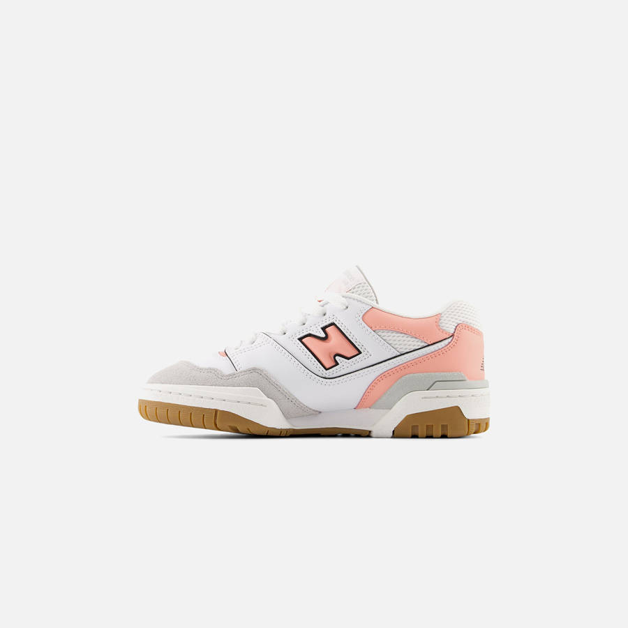 Grey / Pink Kids' Kith New Balance GS 550 Sneakers | 1954-WNJDE