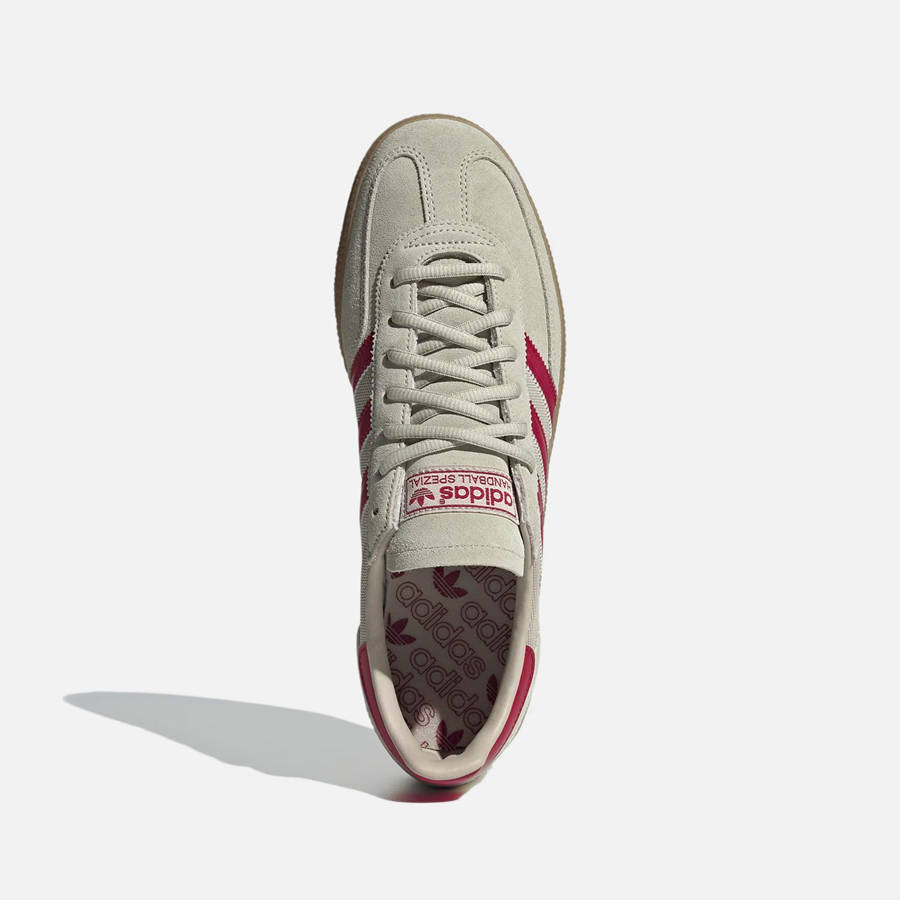Grey / Red Men Kith adidas Handball Spezial Sneakers | 6290-RANST
