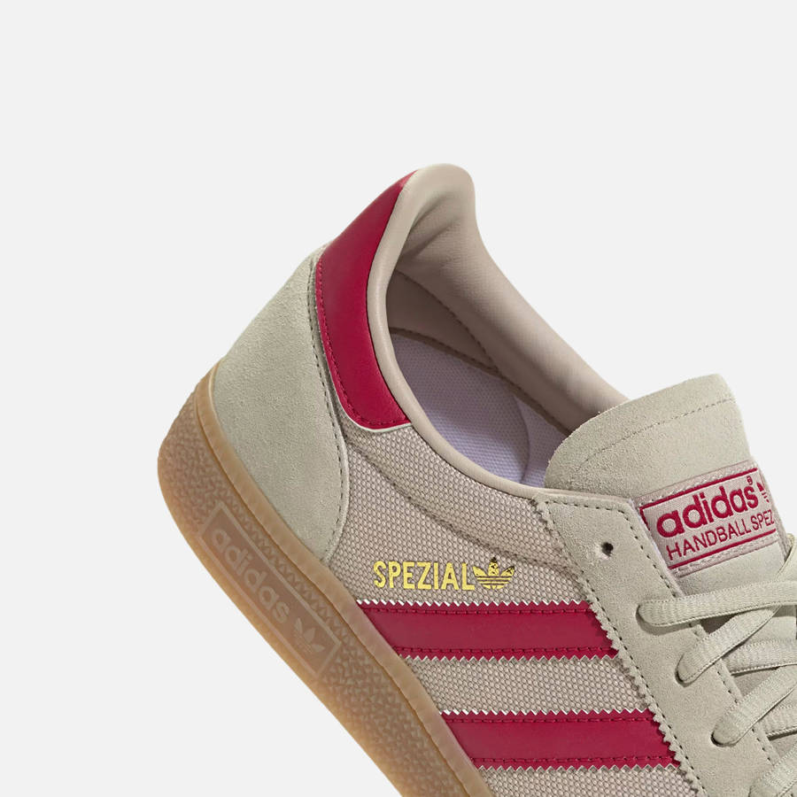 Grey / Red Men Kith adidas Handball Spezial Sneakers | 6290-RANST