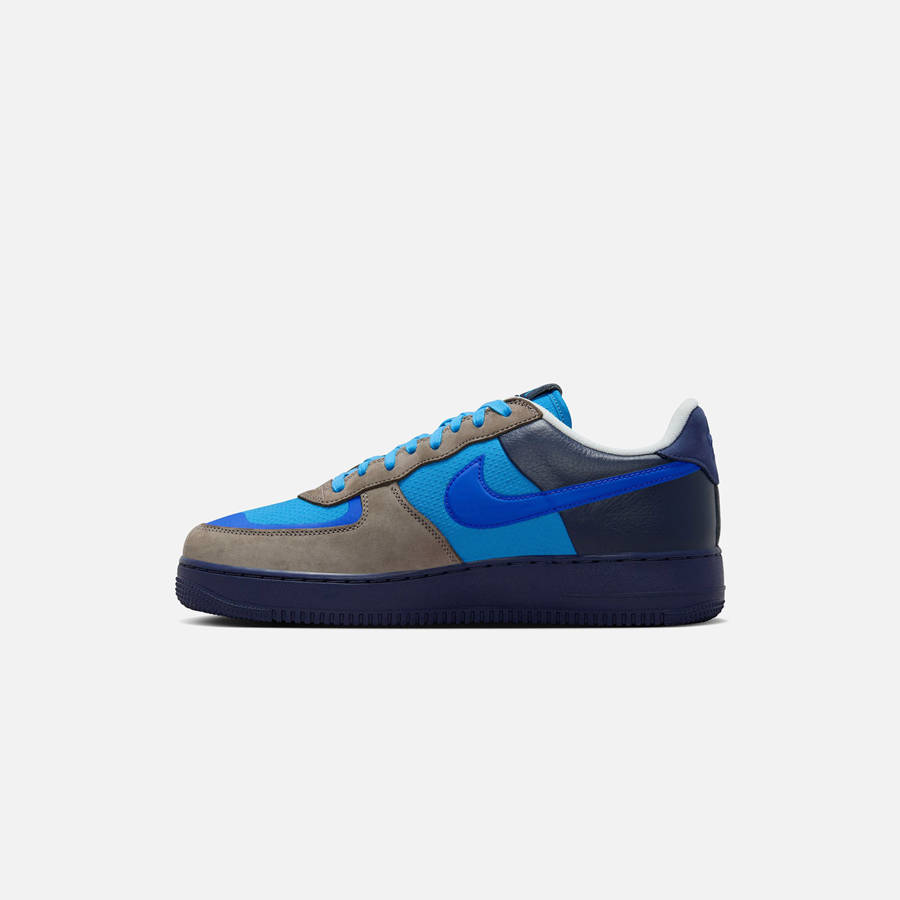 Grey / Royal Men Kith Nike x Stash Air Force 1 Low Sneakers | 3201-UELBI