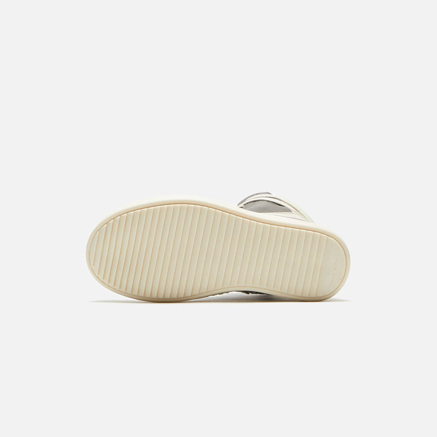 Grey / White Kids' Kith Rick Owens Geobasket Sneakers | 4182-GPBNJ