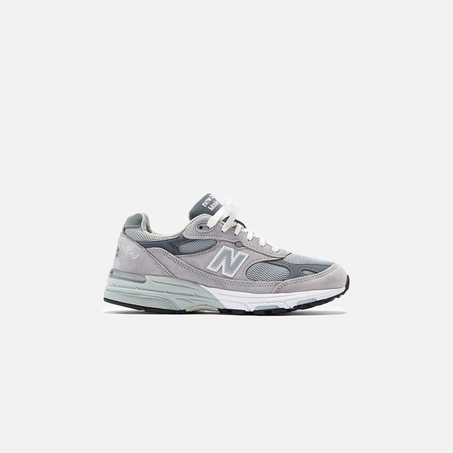 Grey / White Men Kith New Balance Made in USA 993 Sneakers | 2638-ASJLU