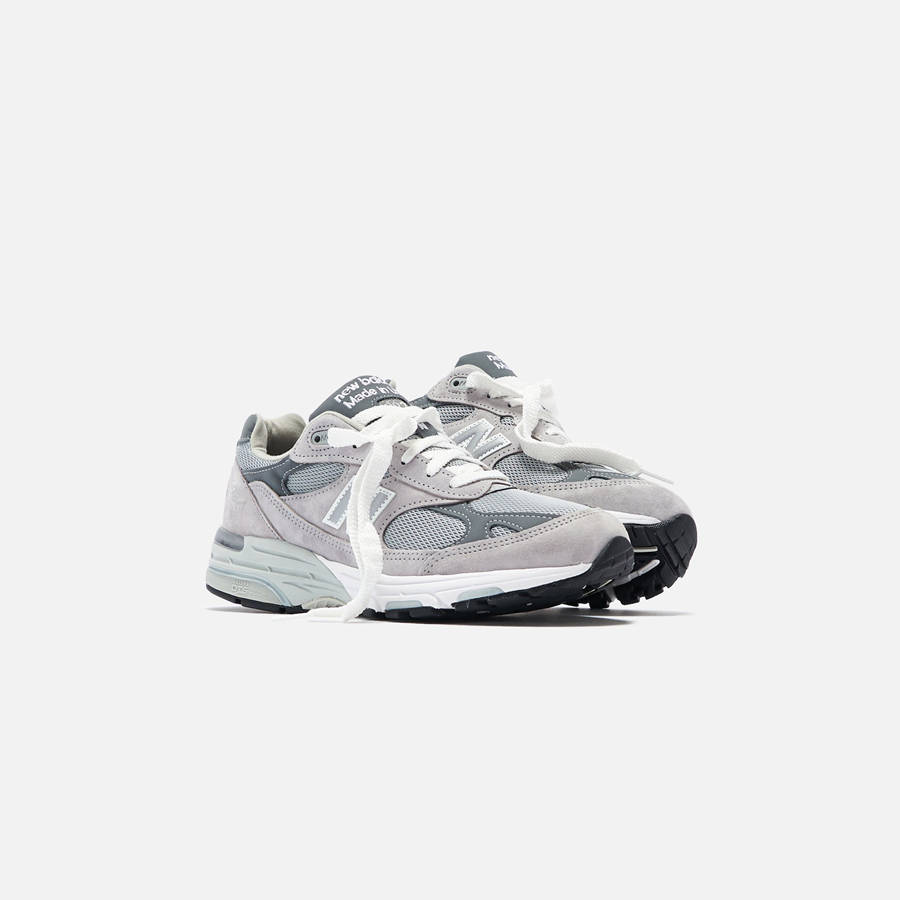 Grey / White Men Kith New Balance Made in USA 993 Sneakers | 2638-ASJLU