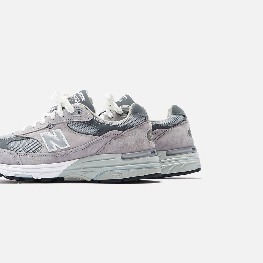Grey / White Men Kith New Balance Made in USA 993 Sneakers | 2638-ASJLU
