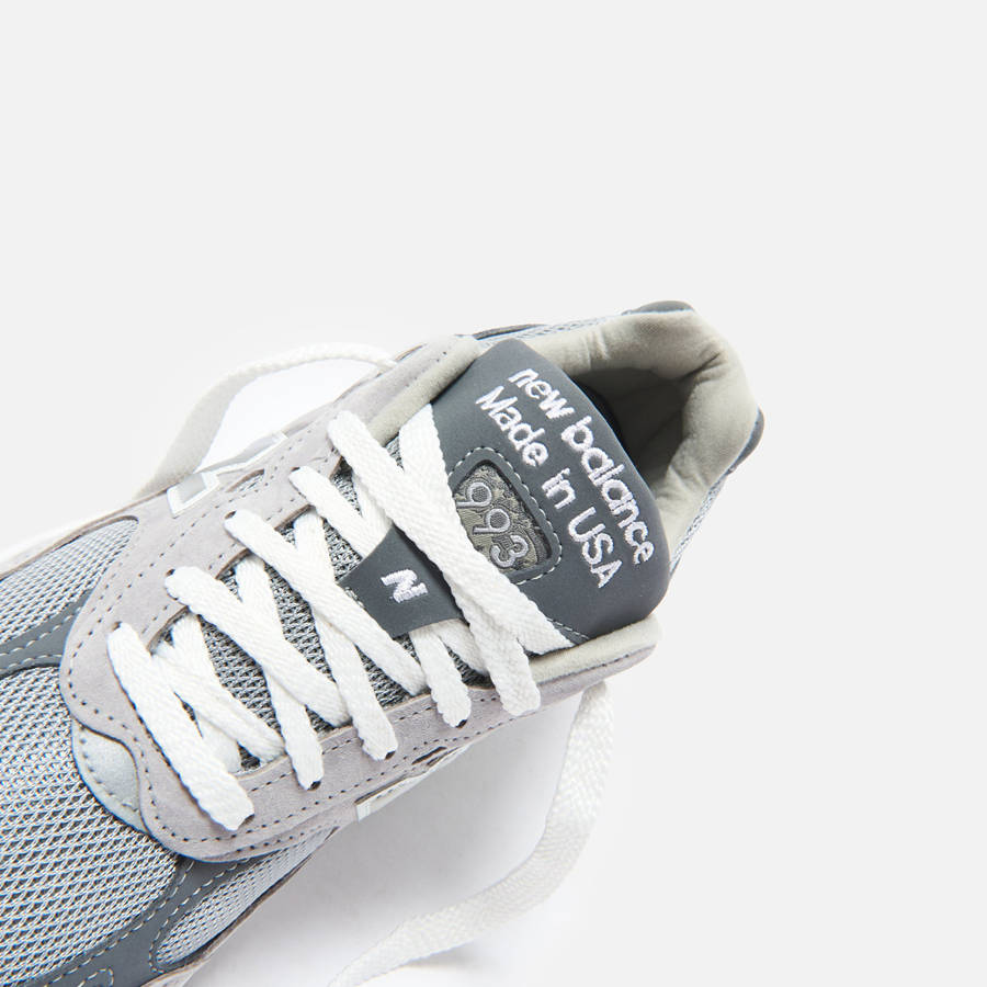 Grey / White Men Kith New Balance Made in USA 993 Sneakers | 2638-ASJLU