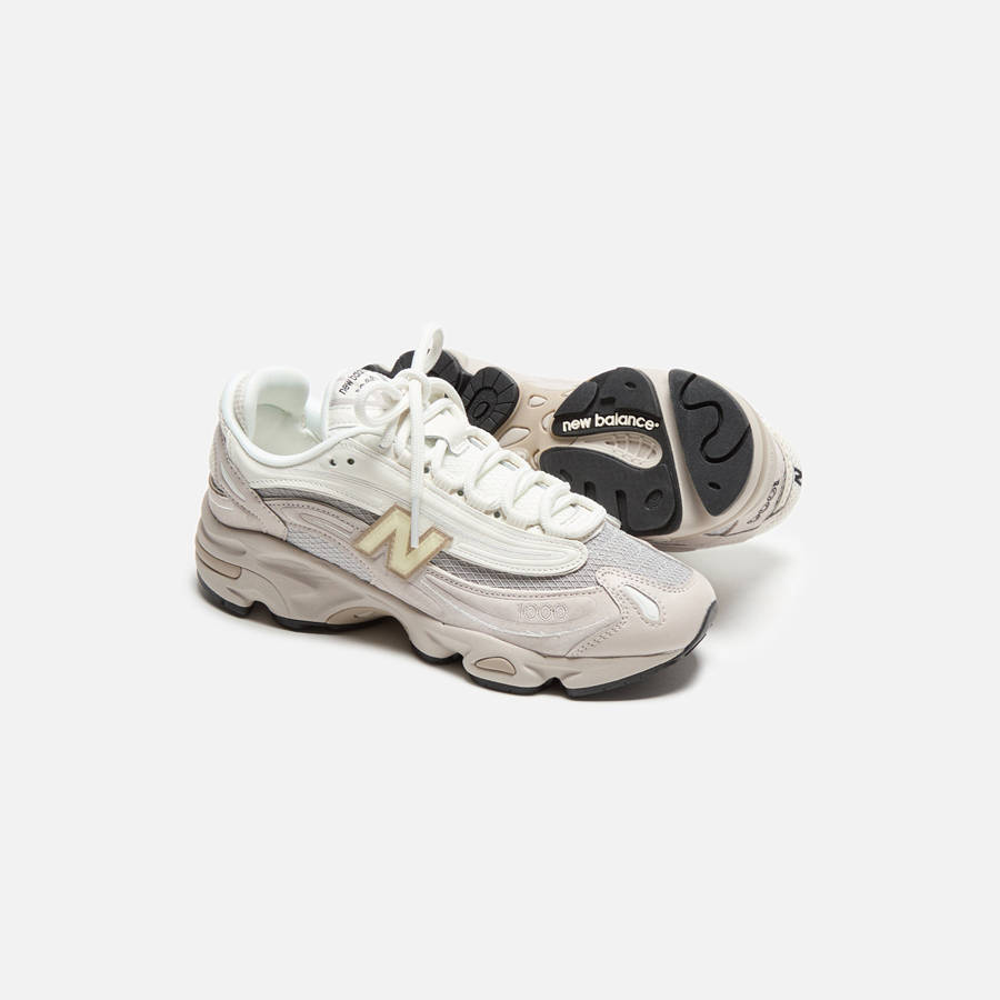 Grey / White / Black Men Kith New Balance M1000 Sneakers | 1365-RCYJU